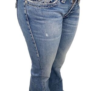 Blue Flare & Wide Leg Jeans